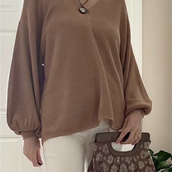 1. State Tops - 1. State Brown Blouse